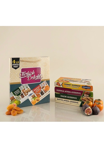 Atom Cezerye Karma - 4'lü Çanta Paket 125 Gr X 4