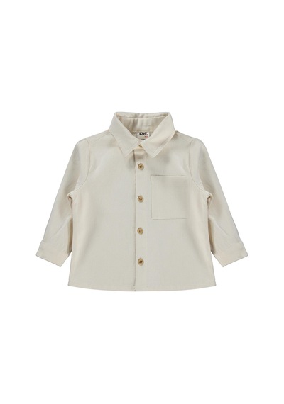 Civil Baby Basic Cepli 6-18 Ay Gömlek - Ekru