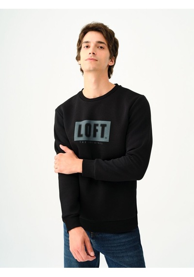 LOFT Regular Fit Erkek Sweatshirt Lf2038243 Q1.v1 Siyah