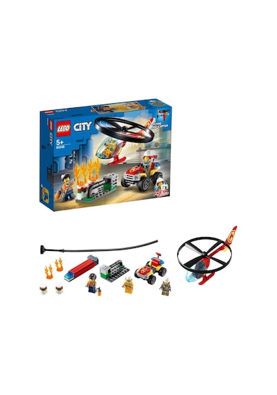 LEGO® City 60248 İtfaiye Helikopteri Müdahalesi 93 Parça