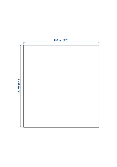 Ikea Jakobslılja Polar Koltuk Örtüsü Çift Kişilik 230 X 250 Cm Bej - Gri