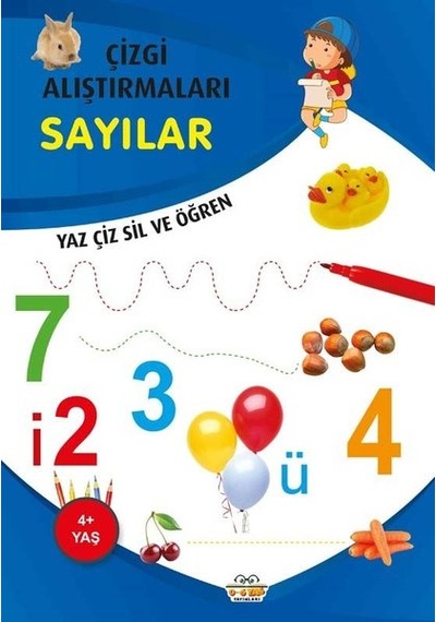Sayılar - Çizgi Alıştırmaları 4+ - Emine Ulusoy
