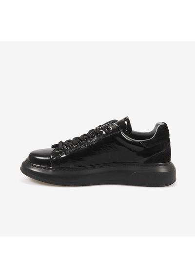 Kemal Tanca Erkek Spor & Sneaker Ayakkabı A13301 Siyah Kir. Rugan