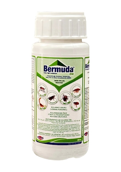Bermuda Ew Haşere Öldürücü Sivrisinek Kene Pire Akrep Haşere İlacı 100 Ml