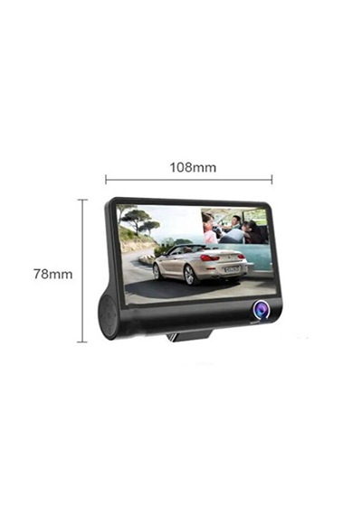 Poscam Uniywell Full Hd 1080p Araç İçi Kamera Seti - 4.0" Geniş Ekran, 170 Geniş Açı, G-sensör, Wdr Gece Görüşü Ve Arka Görüş Kamerası Dahil