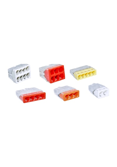 0.50 - 2.5 Mm² Geçmeli Buat Klemens Wago Tip 1 Adet 8Lİ Gri