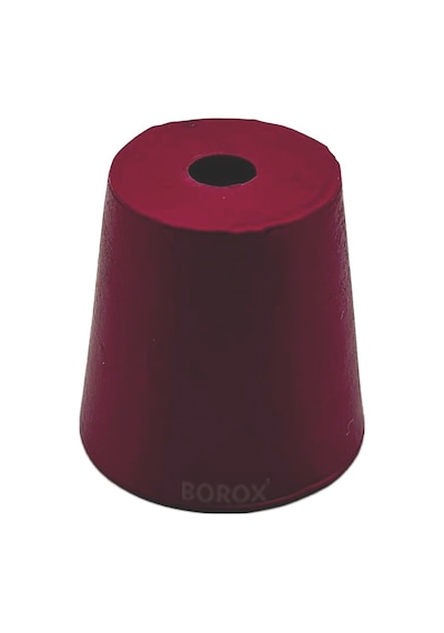 Borox Kauçuk Tıpa Delikli No.8 21 x 26.5 x 27.5 MM 5 Adet