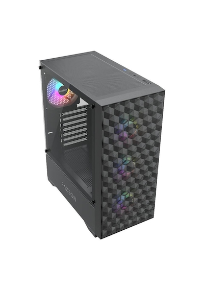 Fazeon F6 650w 80+ Bronze Tempered Glass Mesh 4x Argb Fanlı Usb 3.0 Atx Bilgisayar Kasası