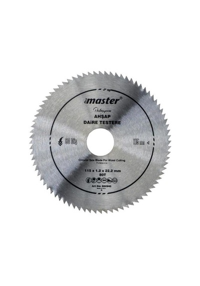 Master Ahşap Daire Testere Bıçağı 115mm 80 Diş