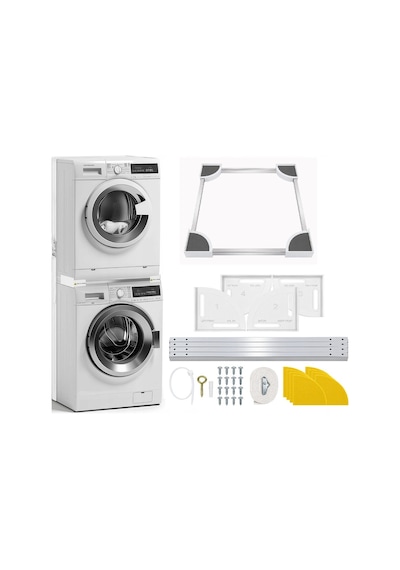 Srfn Ticaret Bosch Uyumlu / Siemens Uyumlu Çamaşır Ve Kurutma Makinesi Birleştirme Aparatı İstif Kiti