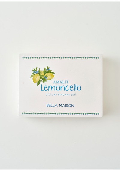 Bella Maison Lemoncello Porselen 2'li Çay Fincanı Seti 270 Cc Çok Renkli