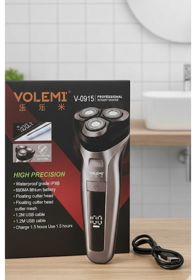 Volemı V-0915 Islak-kuru Silindir Sıfır Sakal Erkek Tıraş Makinası Derinlemesine Tıraş Volemı V-0915 Islak-kuru Silindir Sıfır Sakal Erkek Tıraş Makinası Derinlemesine Tıraş