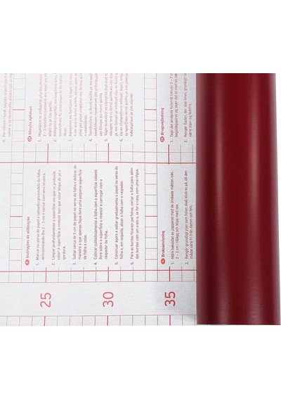 D-c-fix 176-1829 Düz Renk Mat Bordo Kendinden Yapışkanlı Folyo 45 Cm X 1 Mt