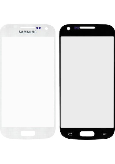 Samsung Uyumlu Galaxy S4 Mini I9190 Ön Cam Dokunmatik Lensi - Beyaz