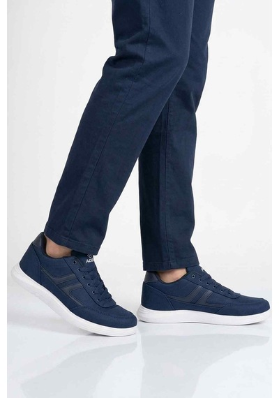 Mavi Tekstil Bağcıklı Erkek Casual Ayakkabı Çok Renkli