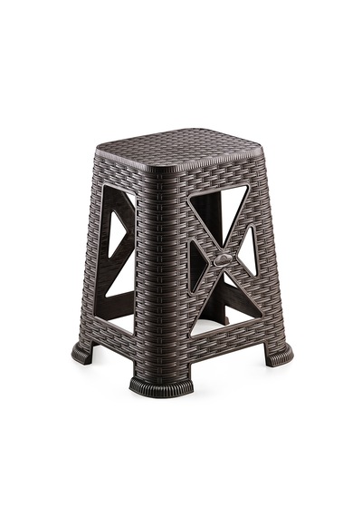 Holiday Rattan Tabure Acı Kahve