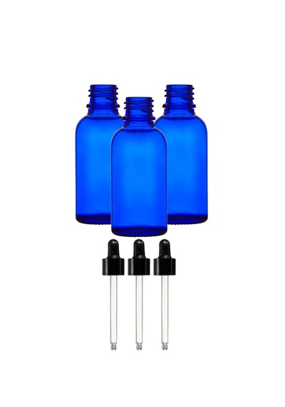 Aropi Mavi Cam Şişe Damlalıklı 100 Ml 25 Adet
