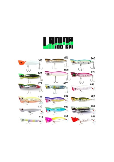 Fujin La-nina 100mm 24gr Su Üstü Popper Maket Balık