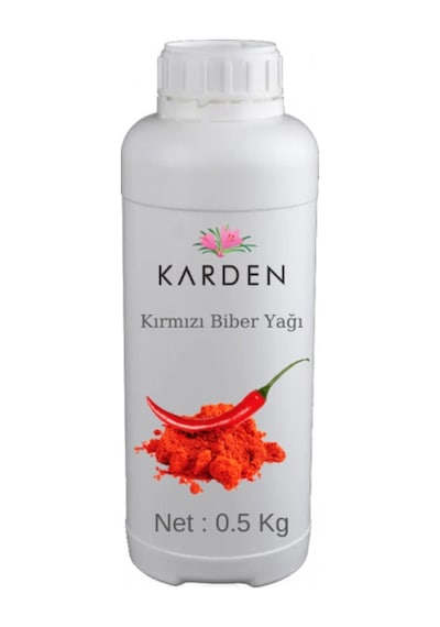 Karden Kırmızı Acı Biber Yağı 500 ML