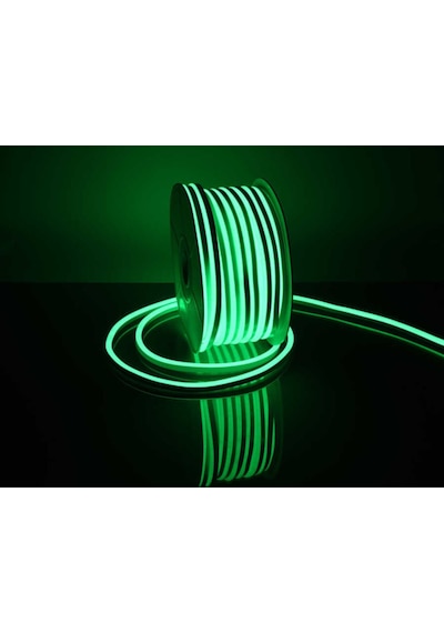 12v Neon Şerit Led Yeşil Işık