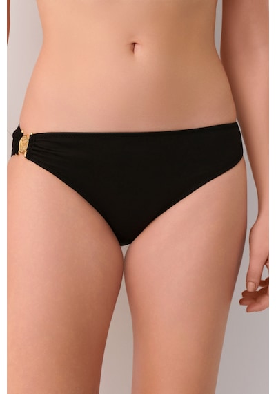 Suwen Noir W Aksesuarlı Detaylı Bikini Alt Sb25690012012 Siyah