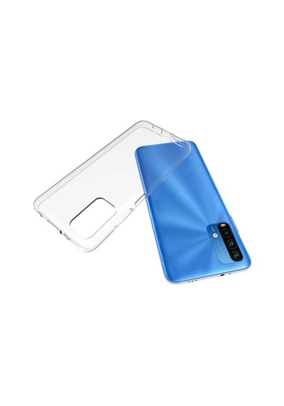 Xiaomi Redmi Note 9 4G Kılıf Şeffaf Silikon Hibrit Case Renksiz