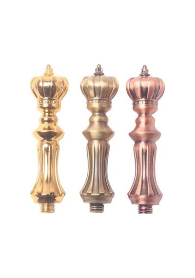 Mum Mühür Damga Kolu Premium Metal Kraliyet Tacı Antik Bronz Karışık