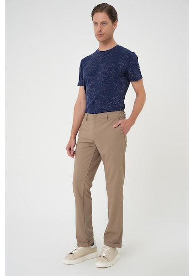 Efor Comfort Fit Beli Lastikli Bej Jogger Pantolon P 1185 Bej