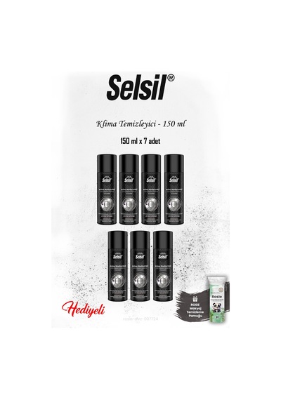 Selsil Klima Temizleyici 150 Ml 7 Adet, Rosıe