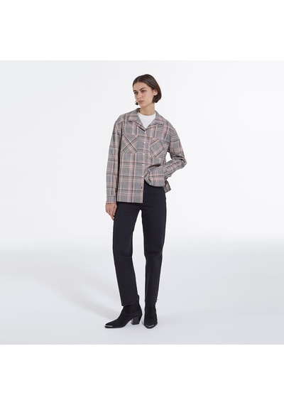 The Kooples Kadın Ekoseli Gri Gömlek
