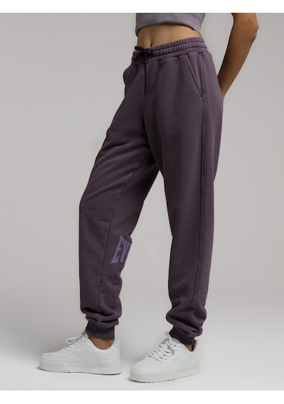 Everlast Bronx 1910 Oversize Mor Kadın Eşofman Altı Mor