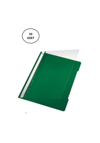 Ticon Plastik Telli Dosya Yeşil 50 Li
