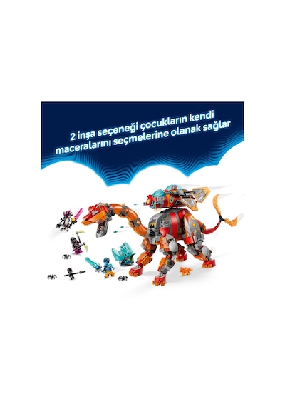LEGO® DREAMZzz™ Dinozor Jet 71514 – 9 Yaş ve Üzeri Çocuklar için 4 Minifigür İçeren Yaratıcı Oyuncak Yapım Seti (1007 Parça)