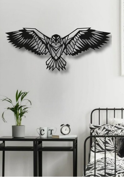 Metal Duvar Tablosu Kartal