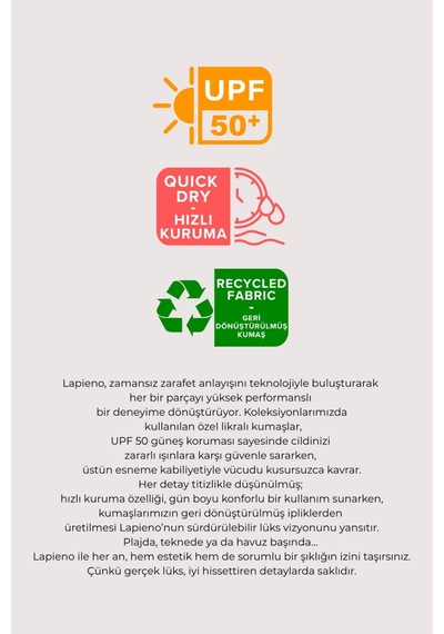 Lapıeno Aksesuarlı Balenli Büyük Beden Bikini Takım 4255 Siyah