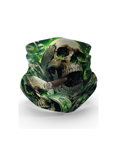 Bebo Store Extreme Spor 200624-3 Motorsiklet Özel Desenli Buff Boyunluk Bandana Balaklava
