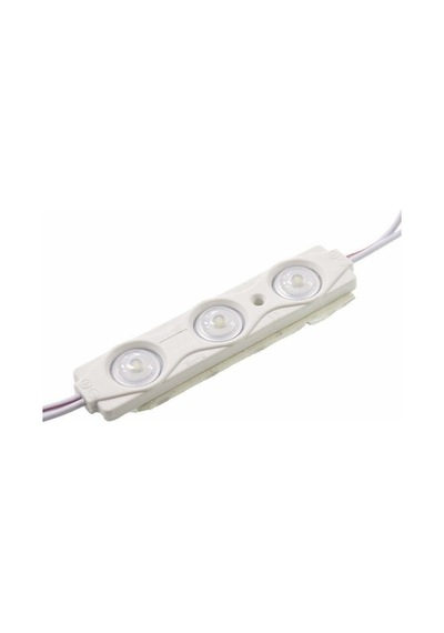 12 Volt 1.2 Watt 3’lü Mercekli 2835 Modül Led Gün Işığı - 10 Adet