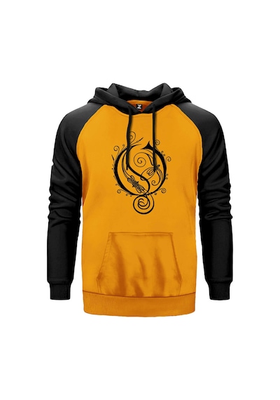 Opeth Type Sarı Renk Reglan Kol Sweatshirt Sarı