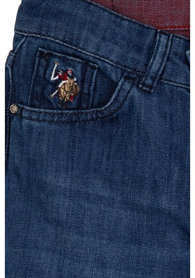 U.s. Polo Assn. Erkek Çocuk Plum Şort Jean 50304276-vr177 New Plum