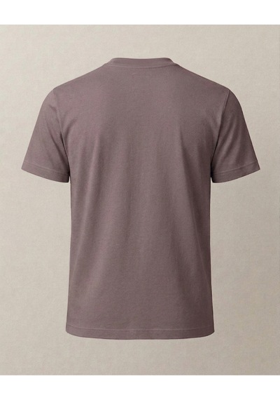 Başörtülü Sarı Kedi -sarman- Baskılı T-shirt Kahverengi