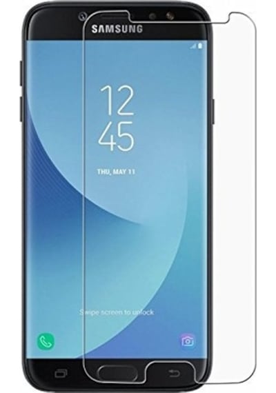 Samsung Galaxy J7 2017 İle Uyumlu Ekran Koruyucu Şeffaf Temperli Kırılmaz Cam Ekran Koruyucu