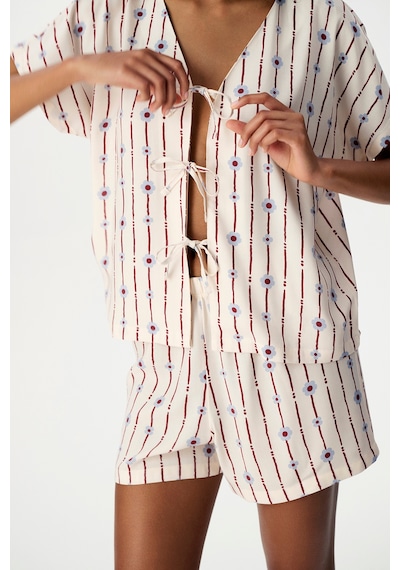 Penti Renkli Floral Bliss Şortlu Pijama Takımı