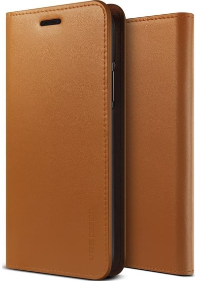 Vrs Design Apple Uyumlu iPhone X İle Genuine Leather Kılıf Brown