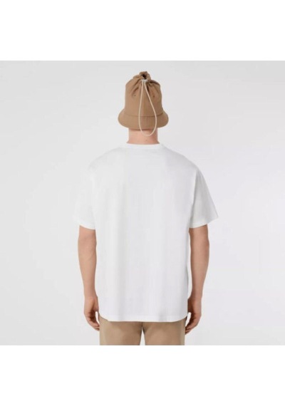 Flood Of Style Erkek Beyaz Rıch And Chıll Baskılı Oversize Bisiklet Yaka Tshirt