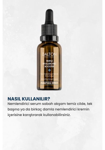 Tüm Cilt Tipleri İçin Yoğun Nemlendirici Triple Hyaluronik Asit Serum - 579300896