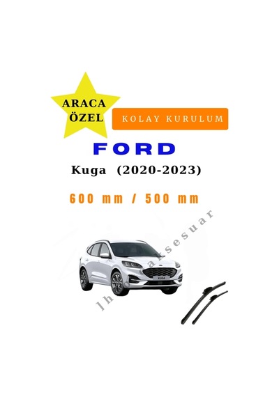 Ford Kuga 2020-2023 Araca Özel Silecek Ön İki