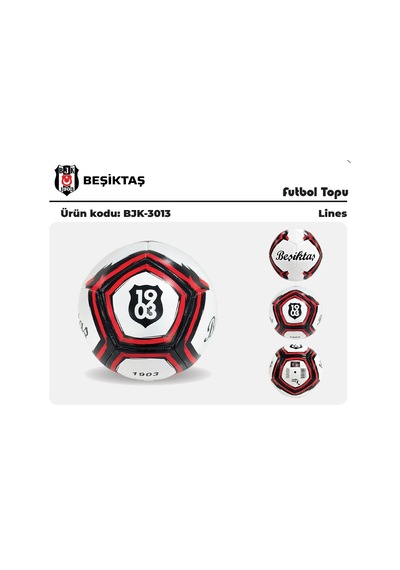 Bjk-3013 Beşiktaş Futbol Topu Lines-cnt