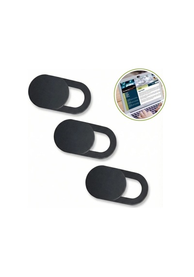 3 Lü Webcam Kapatıcı Laptop, Tablet Ve Telefon Uyumlu Gizlilik Kamera Kapağı Plastik 5580
