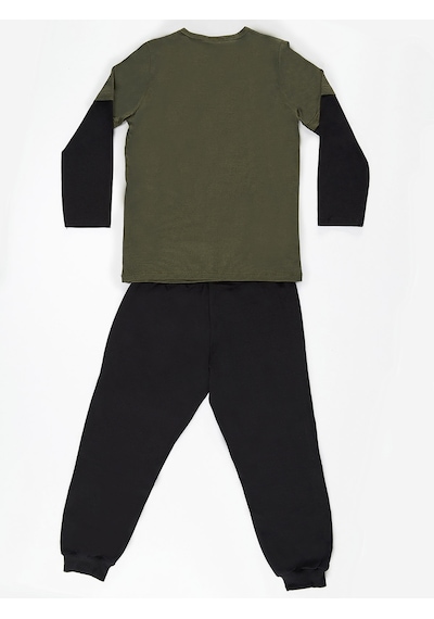 RS Erkek Çocuk Kışlık Tshirt Pantolon Takım