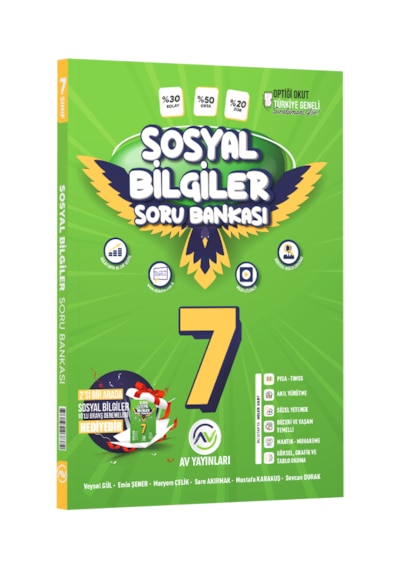Av Yayınları 7.sınıf Sosyal Bilgiler Soru Bankası